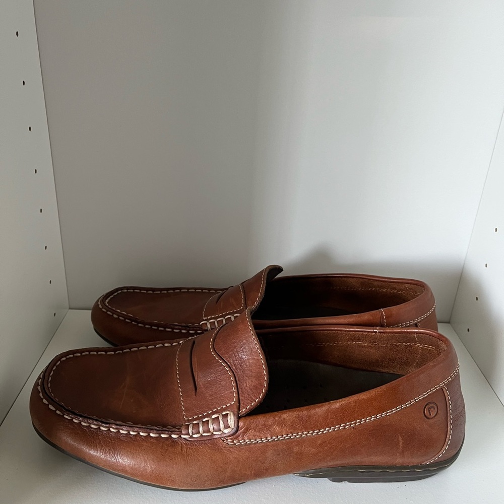 Rockport Men's Chaden Penny Driver Loafer TAN LEATHER Size 8.5 K57436 - Picture 4 of 8
